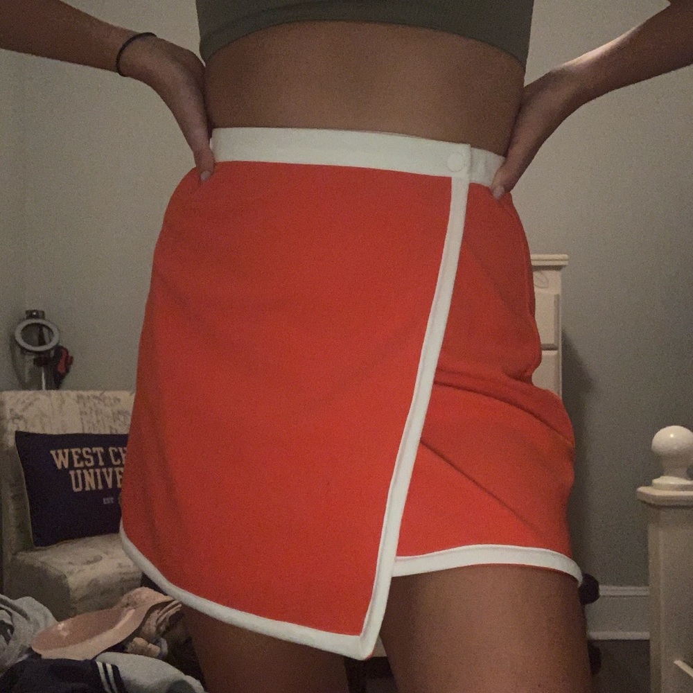 urban outfitters wrap skirt!